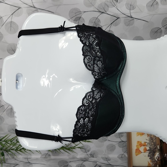 Frederick's Lacey Mesh Bra - Picture 3 of 12